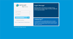 Desktop Screenshot of my.intelsat.com